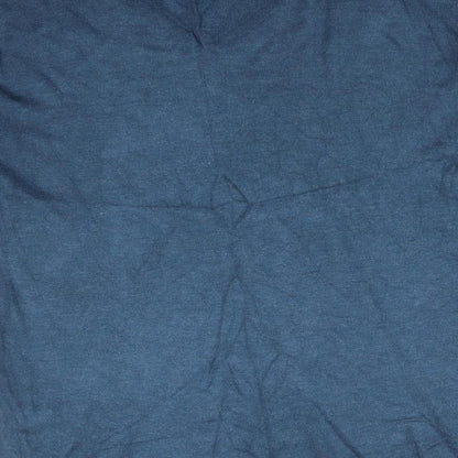 Atmosphere Womens Blue  Viscose Basic T-Shirt Size 10 V-Neck