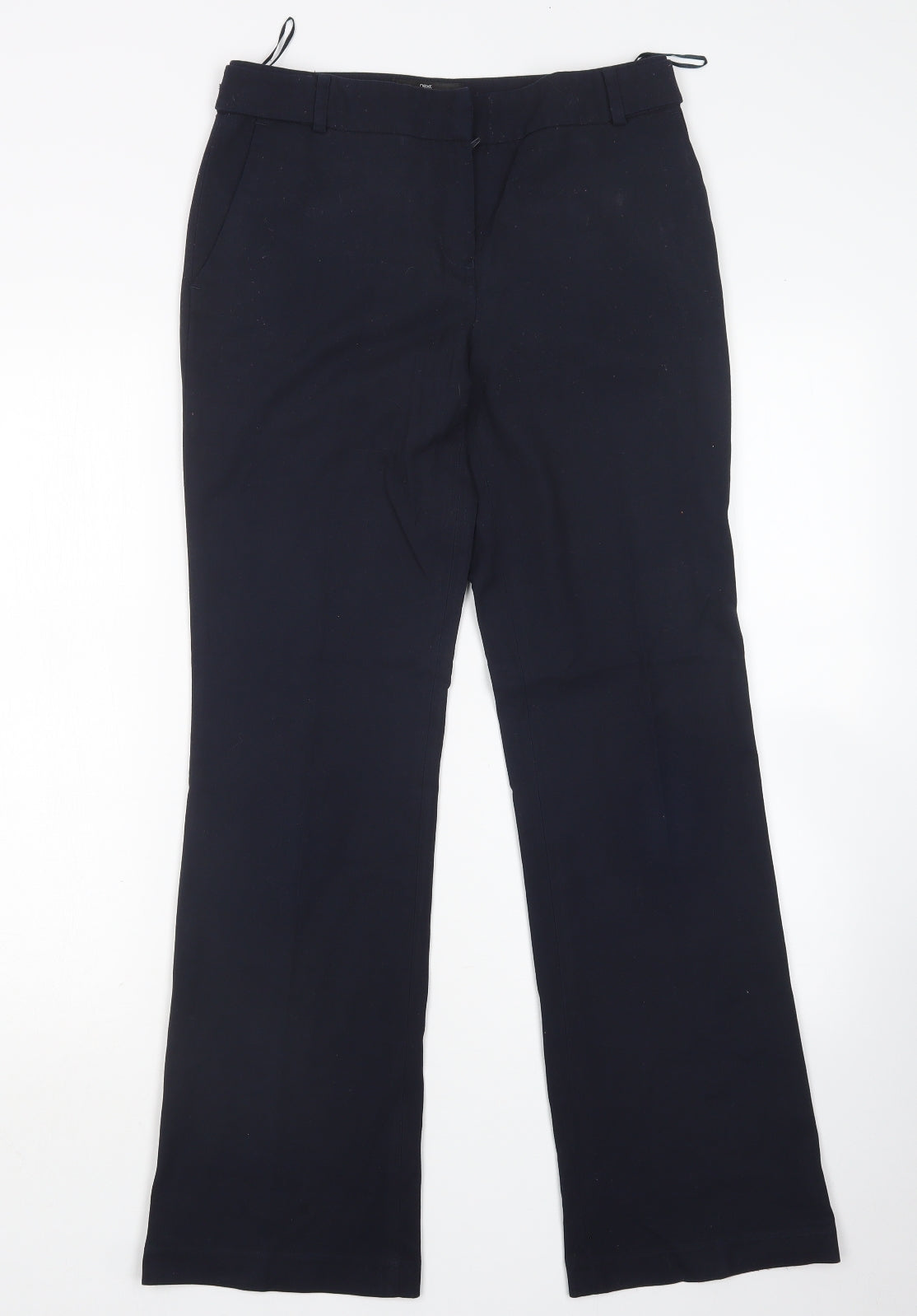 NEXT Womens Blue  Polyester Trousers  Size 8 L30 in Regular