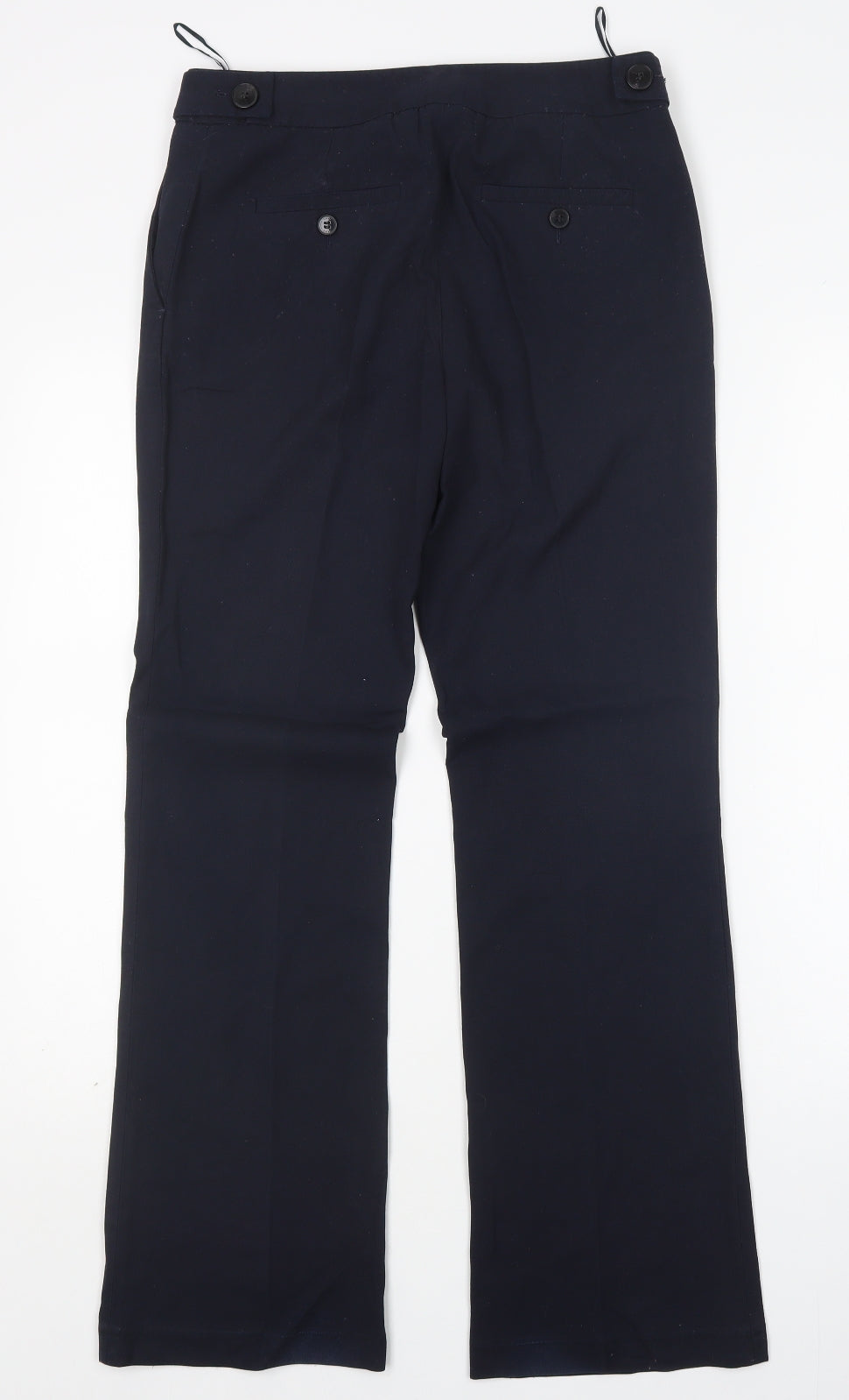 NEXT Womens Blue  Polyester Trousers  Size 8 L30 in Regular