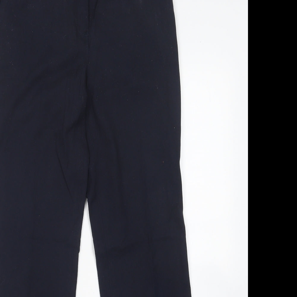NEXT Womens Blue  Polyester Trousers  Size 8 L30 in Regular