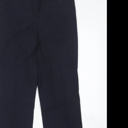 Next Womens Blue  Polyester Trousers  Size 8 L30 in Regular