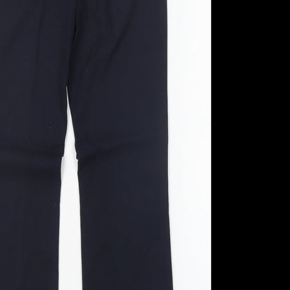 Next Womens Blue  Polyester Trousers  Size 8 L30 in Regular