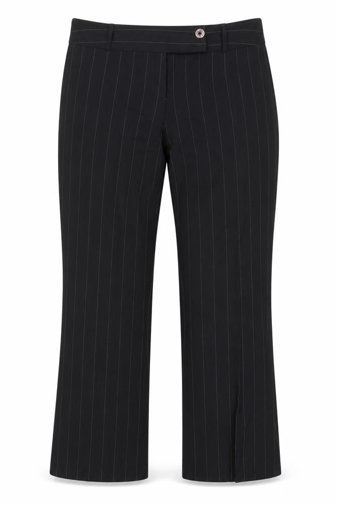 Littlewoods Womens Multicoloured Striped Polyester Trousers  Size 18 L29 in Regular