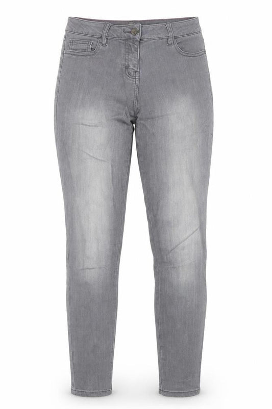 TU Womens Grey  Cotton Skinny Jeans Size 10 L29 in Regular