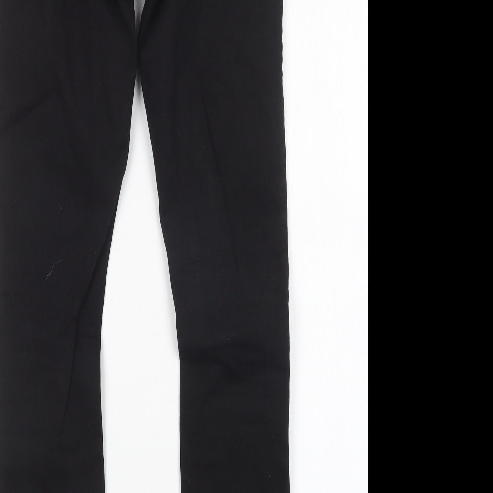 Denim Co Womens Black  Cotton Skinny Jeans Size 6 L28 in Regular