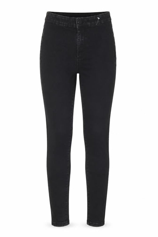 Denim co Womens Black  Cotton Skinny Jeans Size 10 L25 in Regular