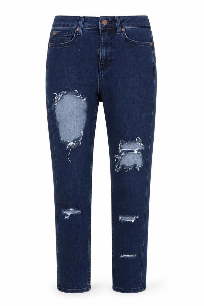 New Look Womens Blue  Cotton Skinny Jeans Size 8 L25 in Regular