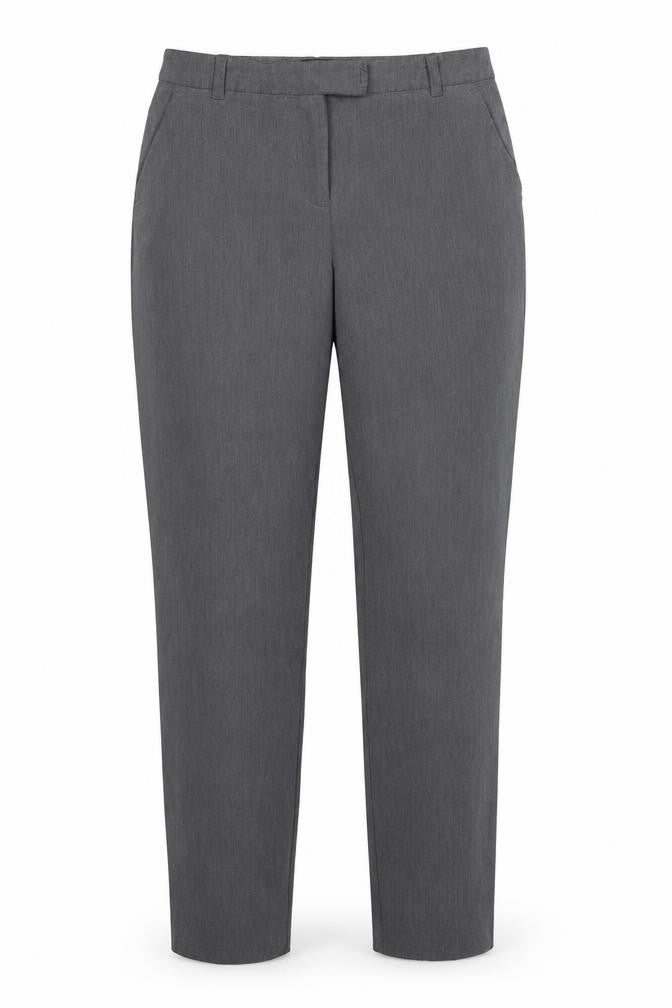 Topshop Womens Grey  Polyester Trousers  Size 10 L30 in Regular