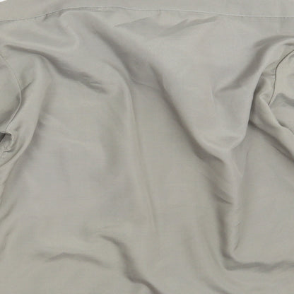 Hanover Mens Beige  Polyester  Button-Up One Size Collared Button