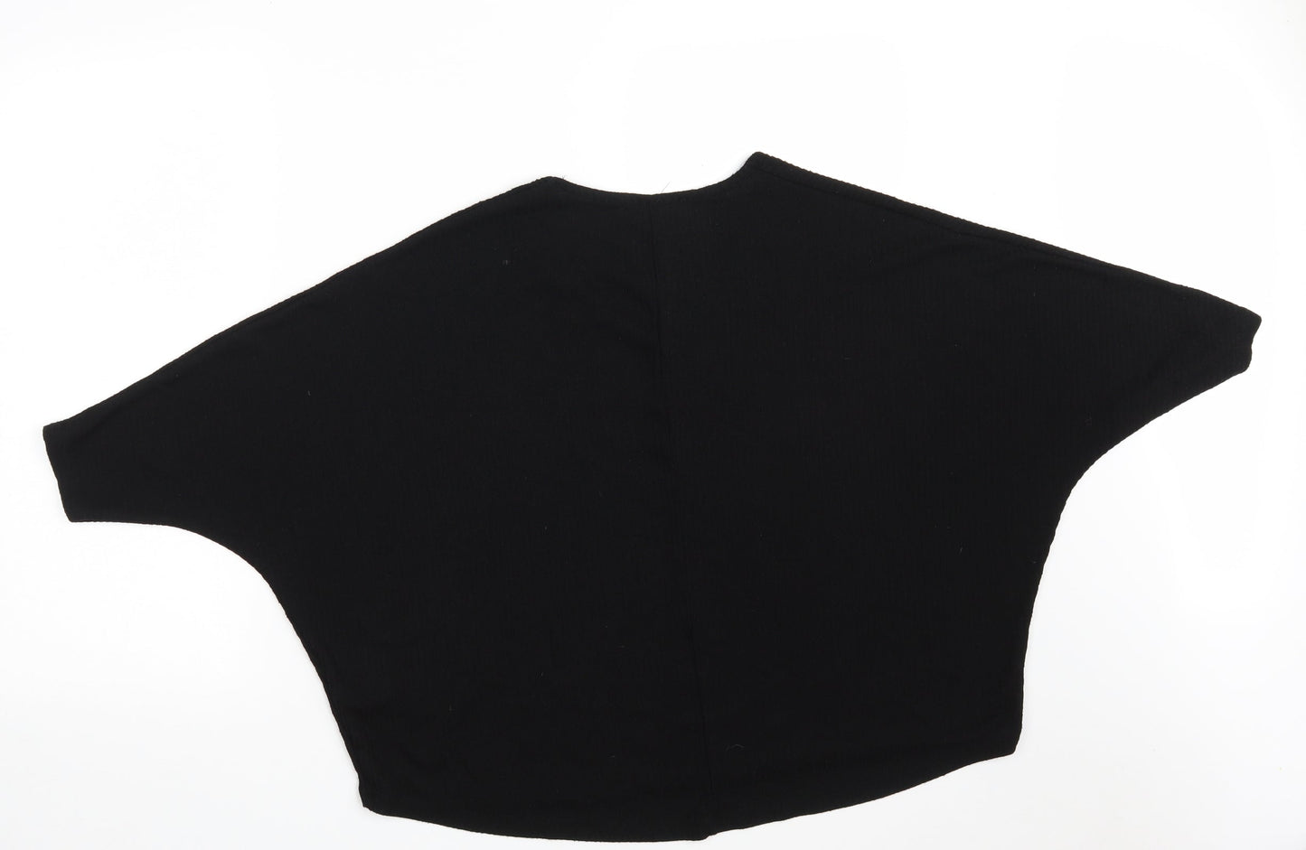 New Look Womens Black  Viscose Pullover Sweatshirt Size M