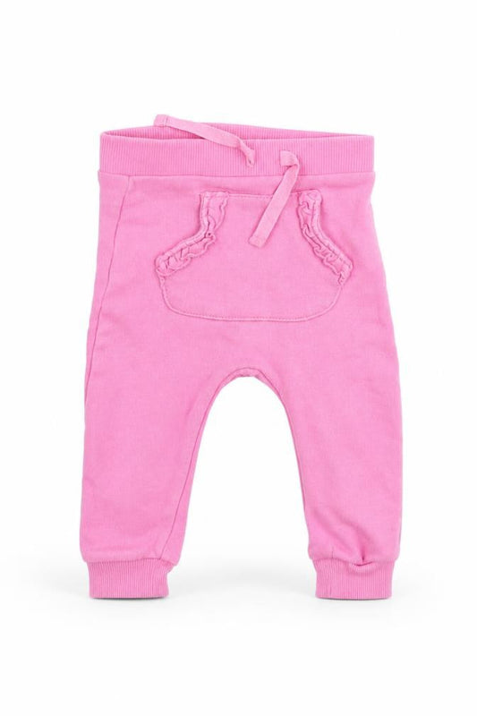 George Baby Pink  Cotton Jogger Trousers Size 6-9 Months