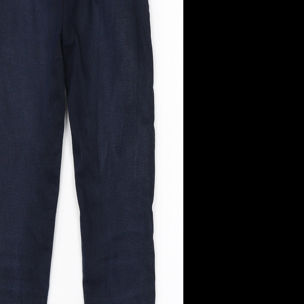 Topshop Womens Blue  Cotton Skinny Jeans Size 25 in L25 in Regular