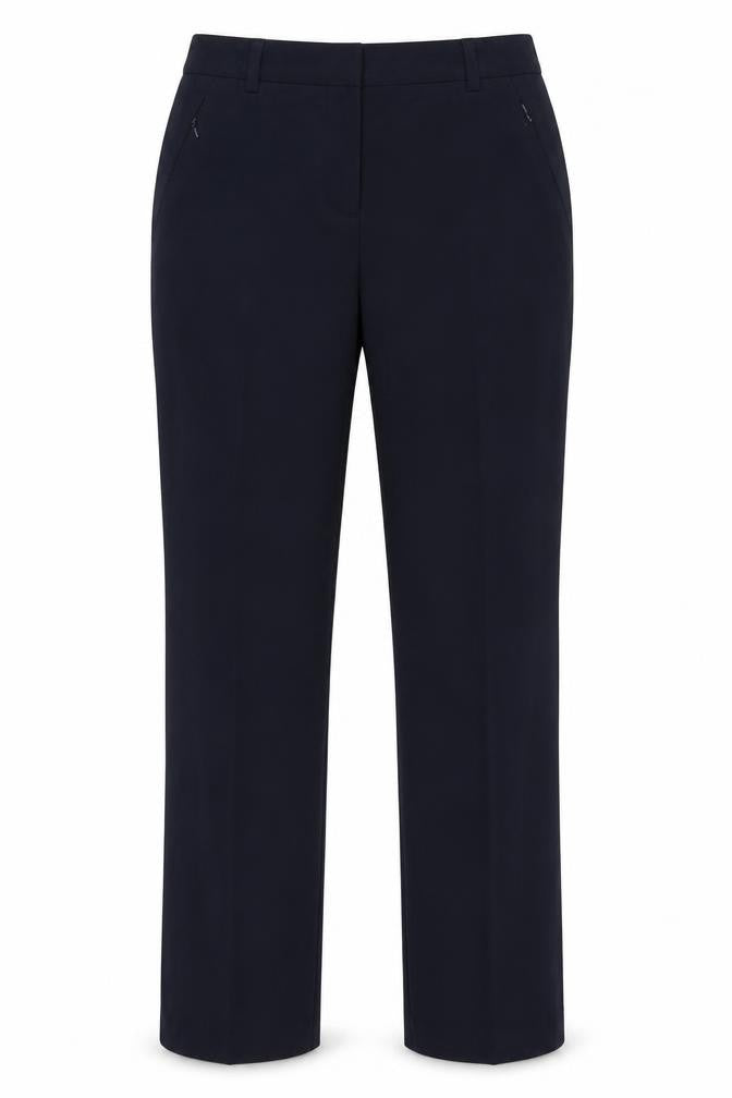 Marks & Spencer Womens Blue  Viscose Dress Pants Trousers Size 10 L28 in Regular