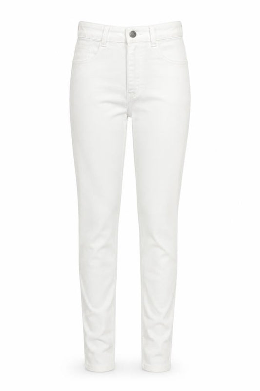 Pull & Bear Womens White  Cotton Skinny Jeans Size 10 L26 in Regular
