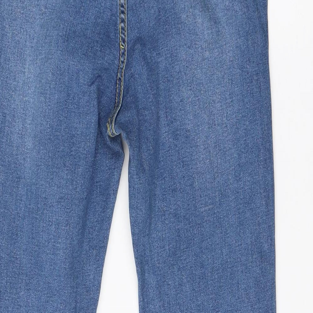 Preworn Womens Blue  Cotton Skinny Jeans Size S L26 in Regular