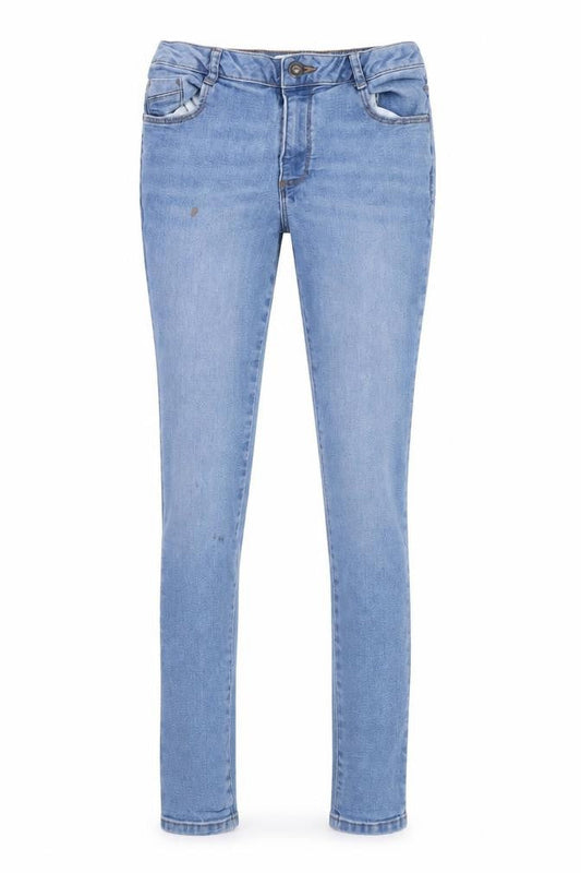 Dorothy Perkins Womens Blue  Cotton Skinny Jeans Size 6 L28 in Regular