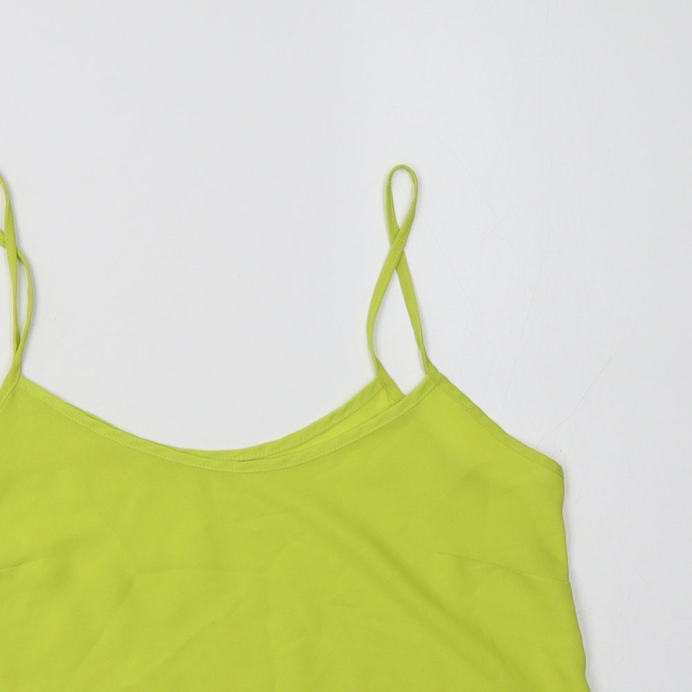 NEXT Womens Green  Nylon Camisole Tank Size 6 Round Neck
