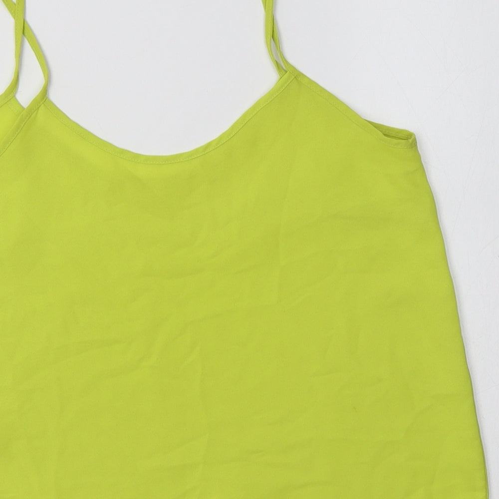 NEXT Womens Green  Nylon Camisole Tank Size 6 Round Neck