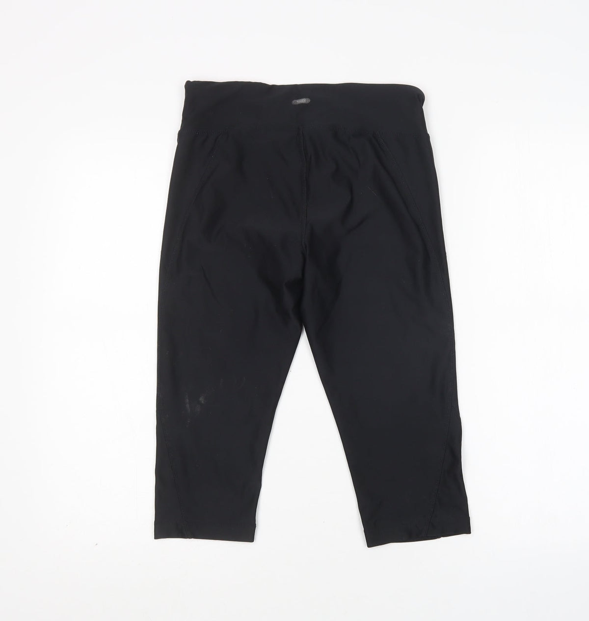 Preloved Athletic Works Womens Black   Compression Shorts Size S L17 in Regular - Back
