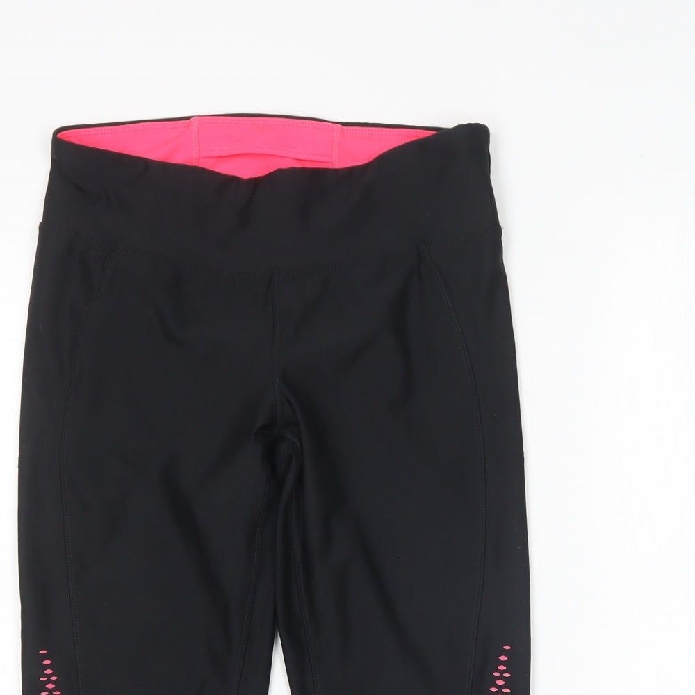 Preloved Athletic Works Womens Black   Compression Shorts Size S L17 in Regular - Detail