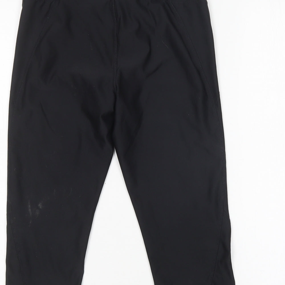 Preloved Athletic Works Womens Black   Compression Shorts Size S L17 in Regular - Label