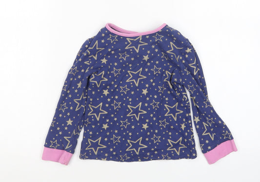 Mini Club Girls Multicoloured Polka Dot Cotton Top Pyjama Top Size 3-4 Years