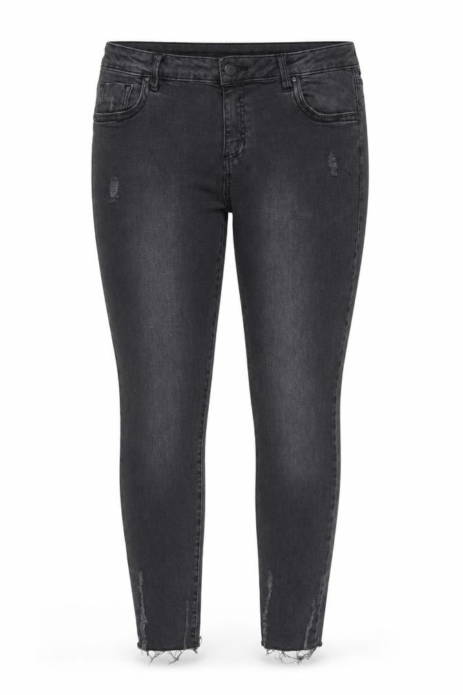 Denim Co Womens Black  Cotton Skinny Jeans Size 14 L27 in Regular