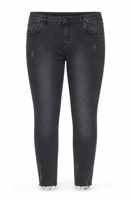 Denim Co Womens Black  Cotton Skinny Jeans Size 14 L27 in Regular