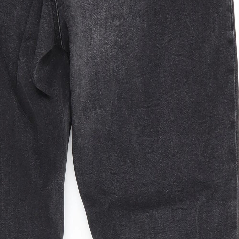 Denim Co Womens Black  Cotton Skinny Jeans Size 14 L27 in Regular
