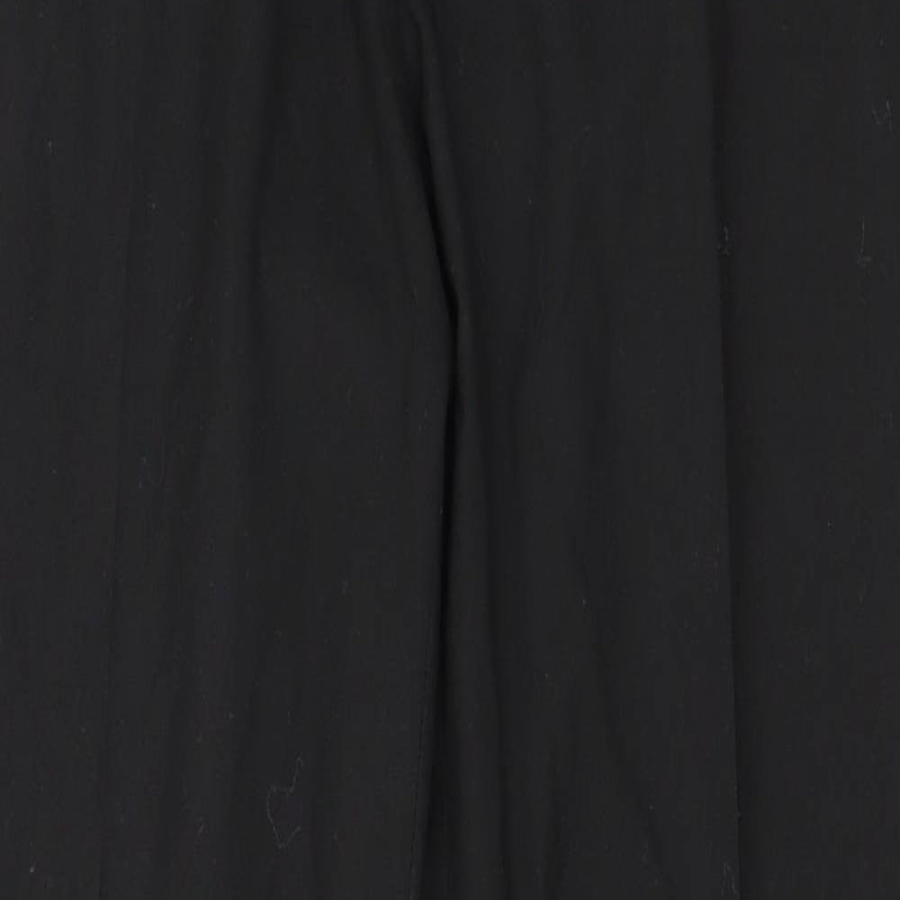 River Island Womens Black  Polyester Trousers  Size 36 in L30 in Regular