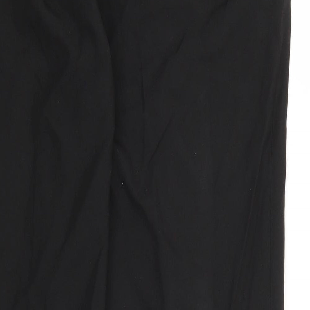 NEXT Womens Black  Polyester Trousers  Size 34 L30 in Regular