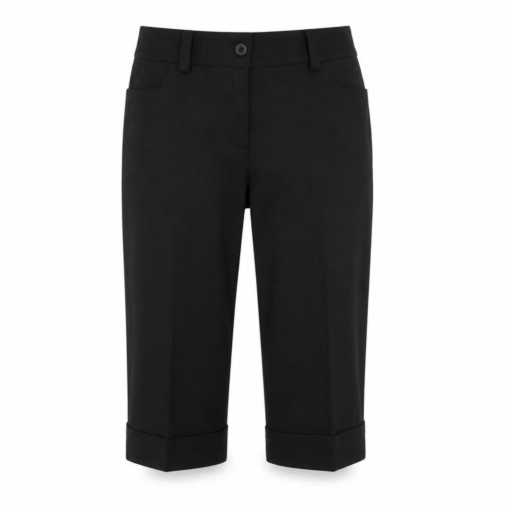 Preworn Womens Black  Wool Cropped Trousers Size 30  Regular