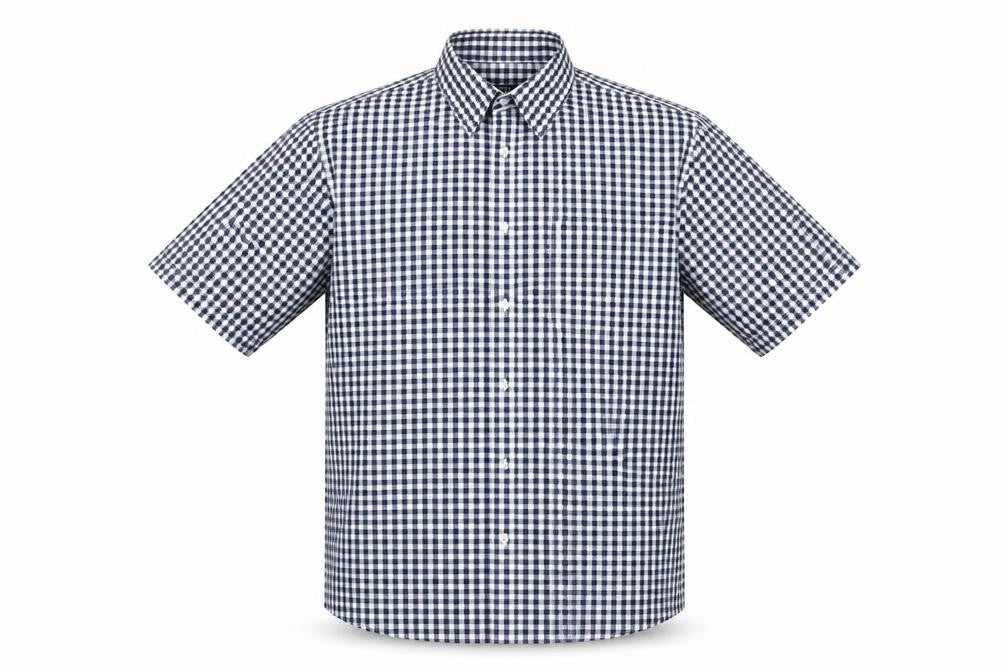 Premier Mens Multicoloured Check Cotton  Button-Up Size M Collared