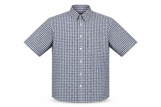 Premier Mens Multicoloured Check Cotton  Button-Up Size M Collared