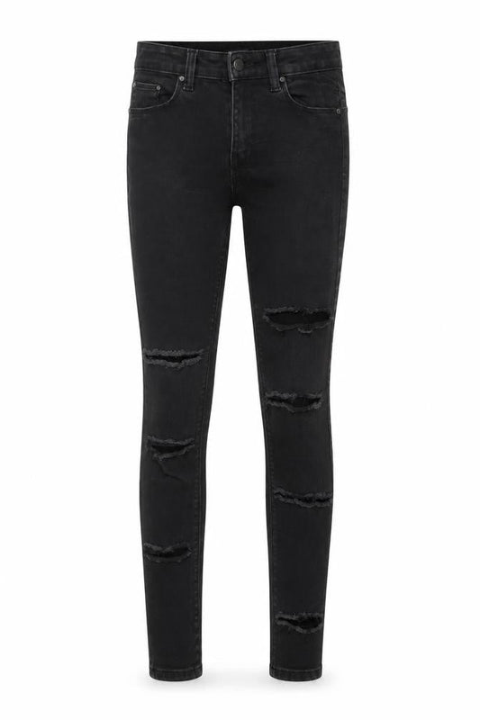 DENIM CO Womens Black  Cotton Skinny Jeans Size 6 L29 in Regular