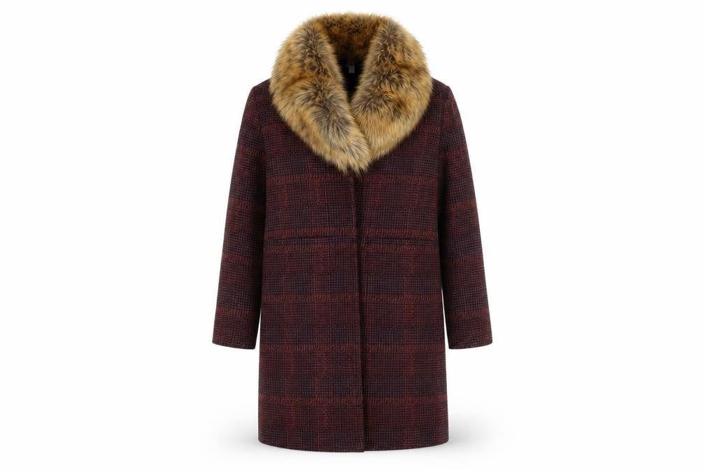 Redherring Womens Red   Overcoat Jacket Size 10