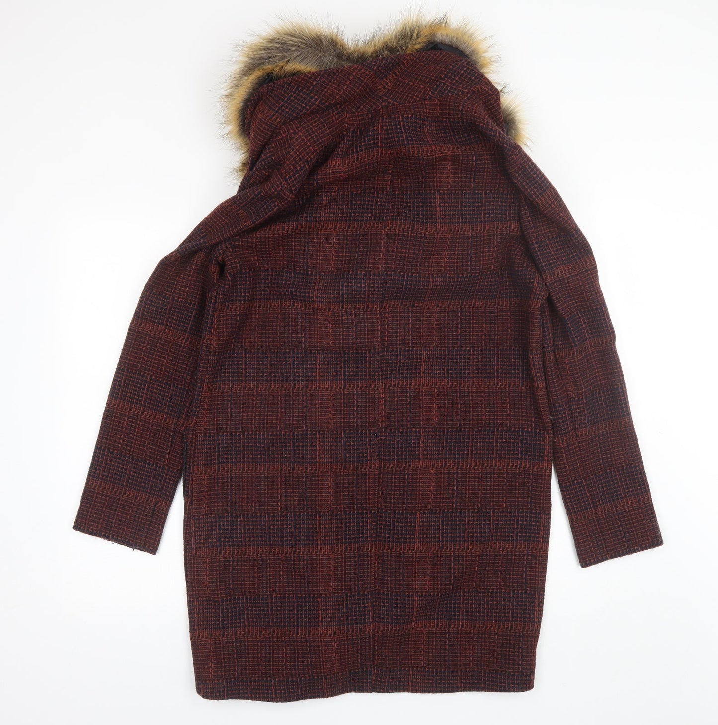 Redherring Womens Red   Overcoat Jacket Size 10