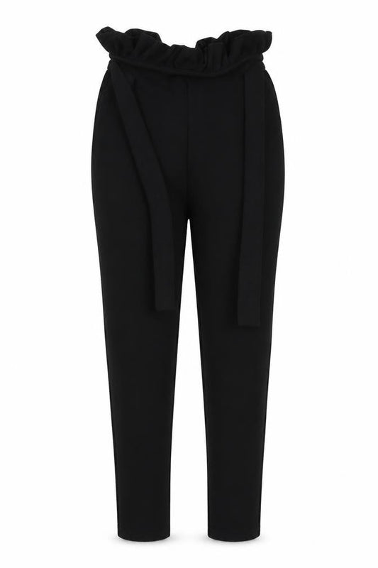 Pretty Little Thing Womens Black  Viscose Dress Pants Trousers Size 6 L26 in Regular