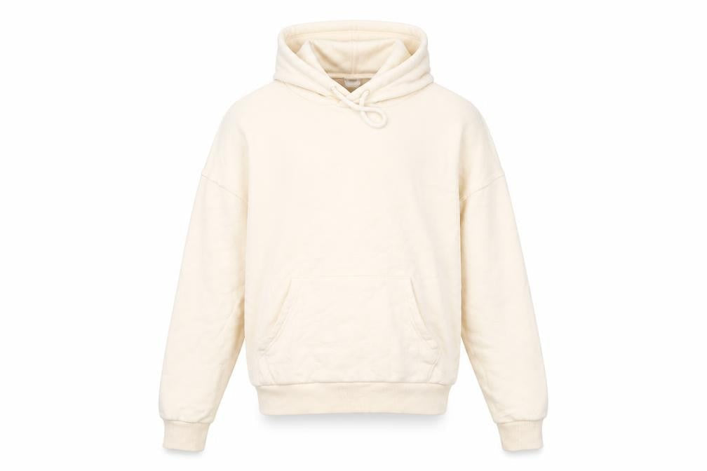 MP Mens Beige  Cotton Pullover Hoodie Size S