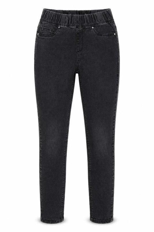 Preworn Womens Black  Cotton Jegging Jeans Size 10 L28 in Regular