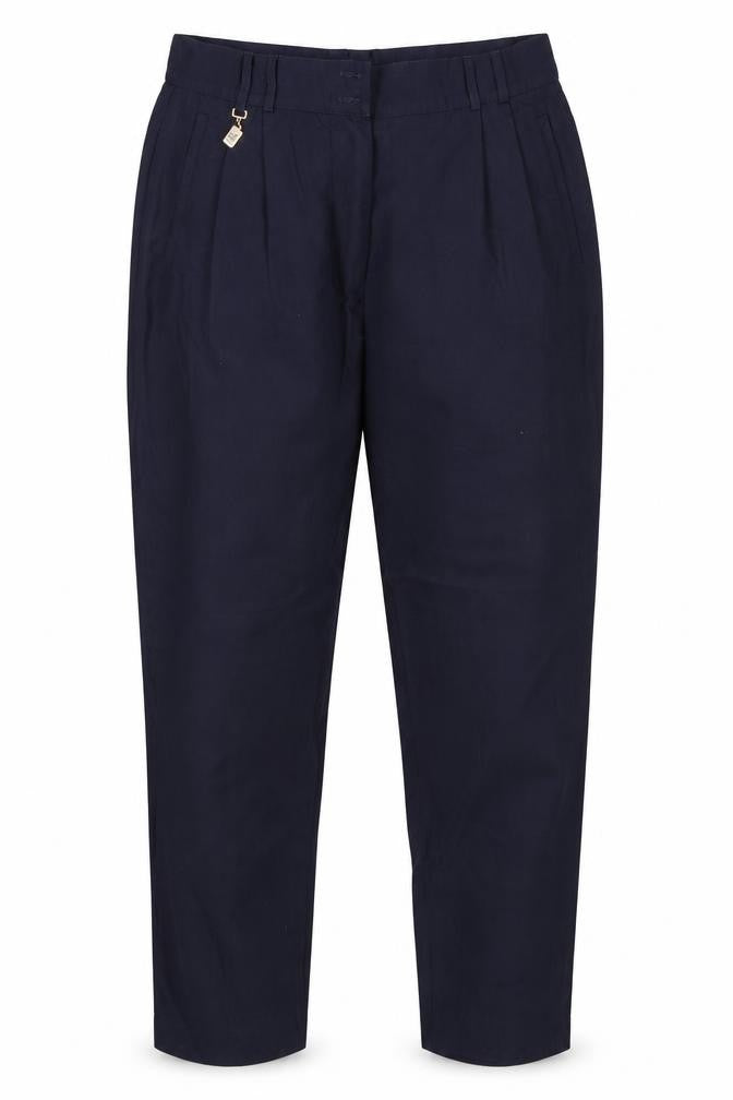 Birgitta Womens Blue  Viscose Dress Pants Trousers Size 12 L28 in Regular