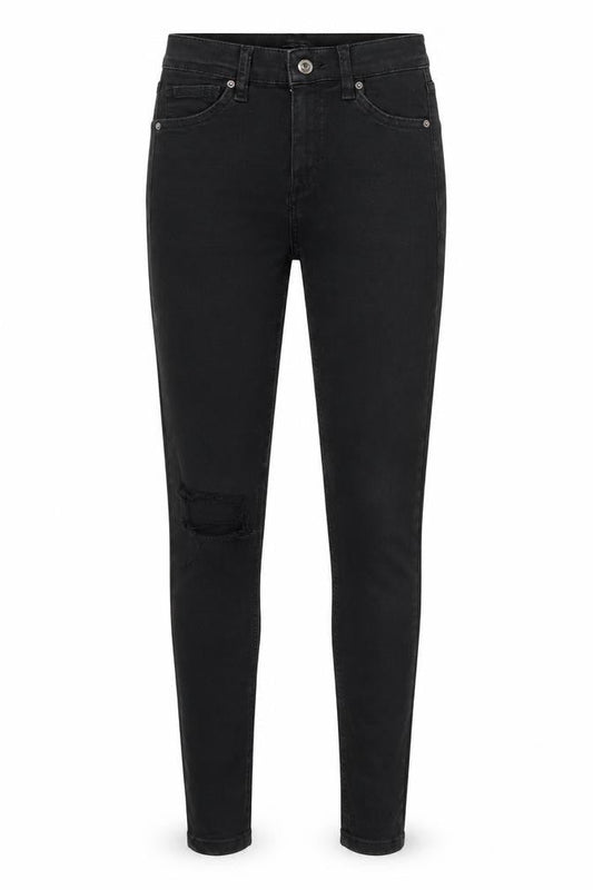 Topshop Jamie Womens Black  Cotton Skinny Jeans Size 25 in L26 in Regular