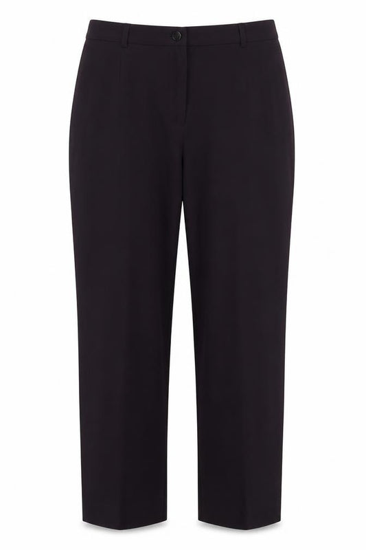 Annabelle Womens Purple  Polyester Trousers  Size 14 L28 in Regular  - Dark Purple Side Elastication