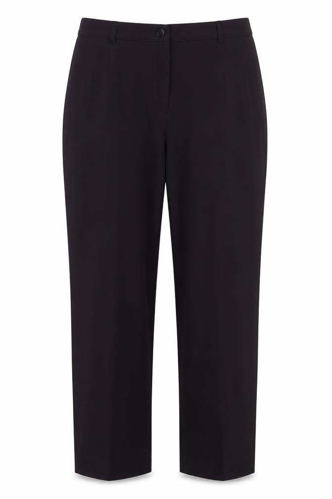 Annabelle Womens Purple  Polyester Trousers  Size 14 L28 in Regular  - Dark Purple Side Elastication