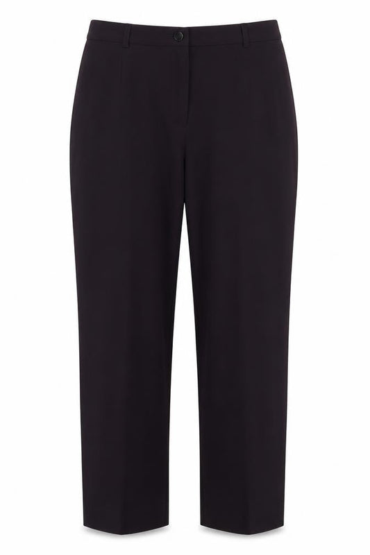 Annabelle Womens Purple  Polyester Trousers  Size 14 L28 in Regular  - Dark Purple Side Elastication