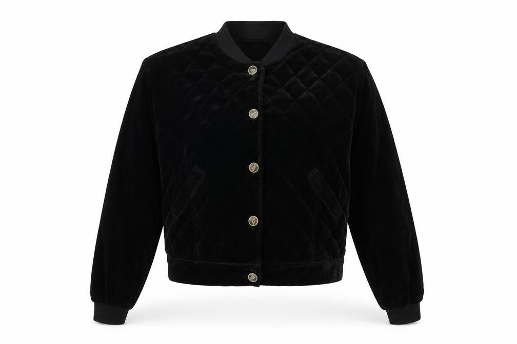 Principles Womens Black Argyle/Diamond  Jacket  Size 12