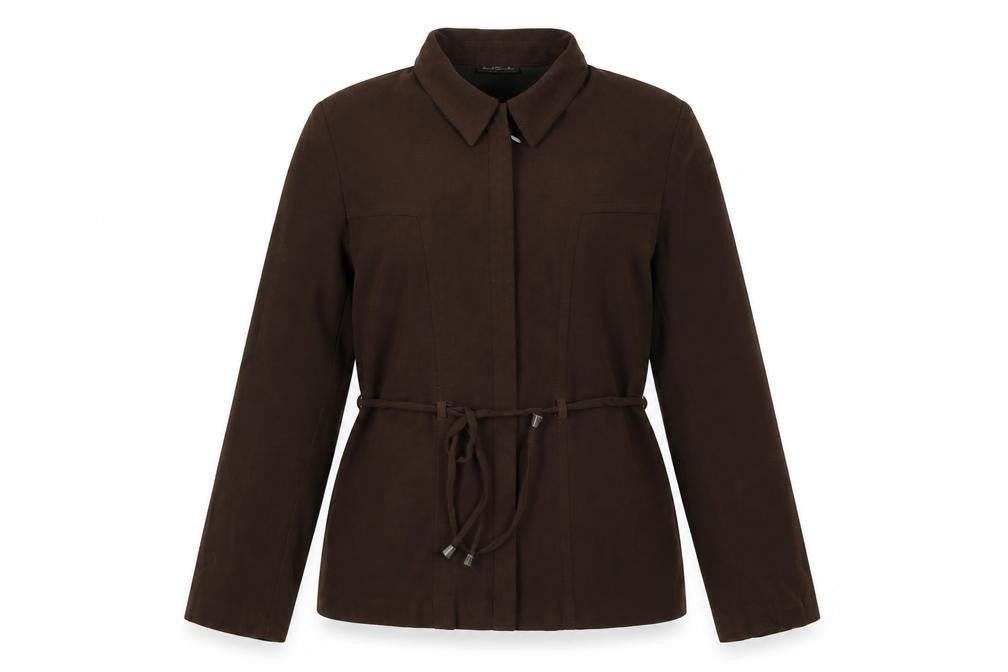 SARAH HAMILTON Womens Brown   Jacket  Size 14