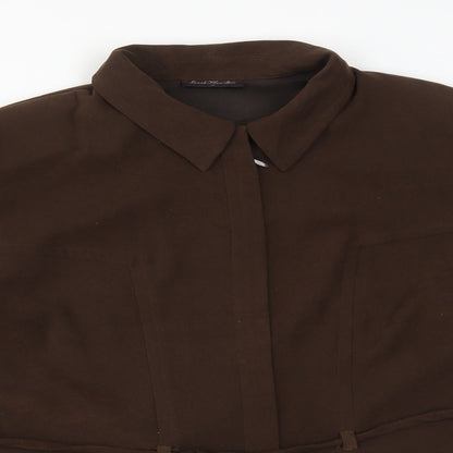 SARAH HAMILTON Womens Brown   Jacket  Size 14