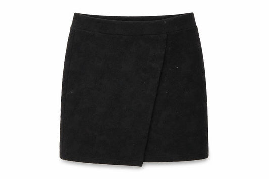 Topshop Womens Black Floral Polyester Straight & Pencil Skirt Size 12