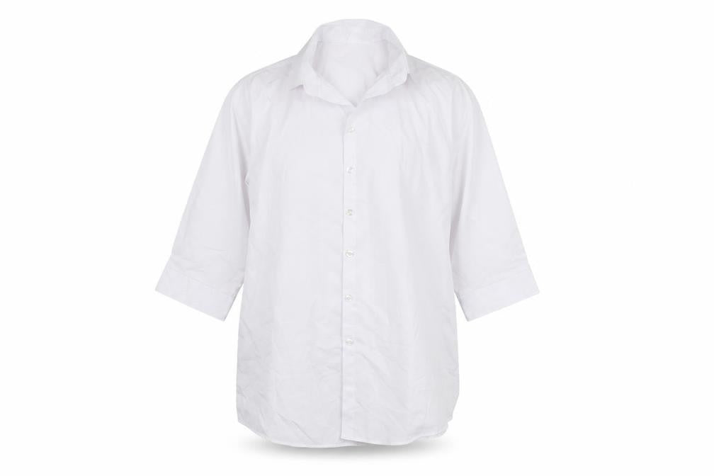 George Girls White  Polyester Basic Button-Up Size 16 Years Collared